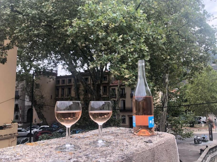 Au Coeur De Ville Avec Terrasse Céret Eksteriør billede
